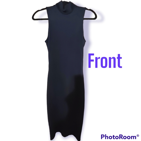 Backless scuba bodicon dress - Picture 1 of 3